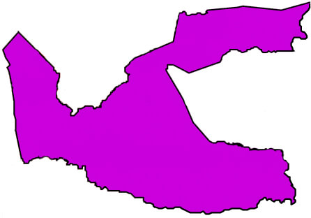 Mapa de Santa Rosa de Copán, Copán