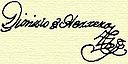 Firma de Dionisio Herrera