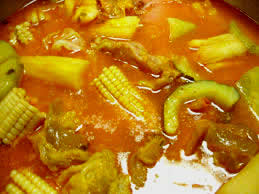 Rica sopa de mondongo