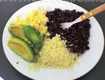 Frijoles con arroz